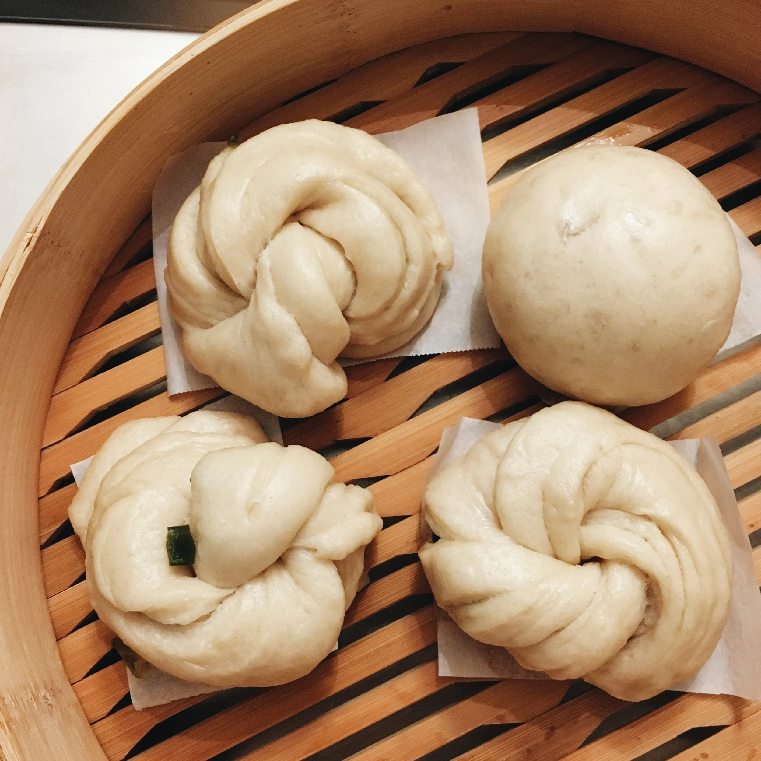 Finished basic bao on top right corner!