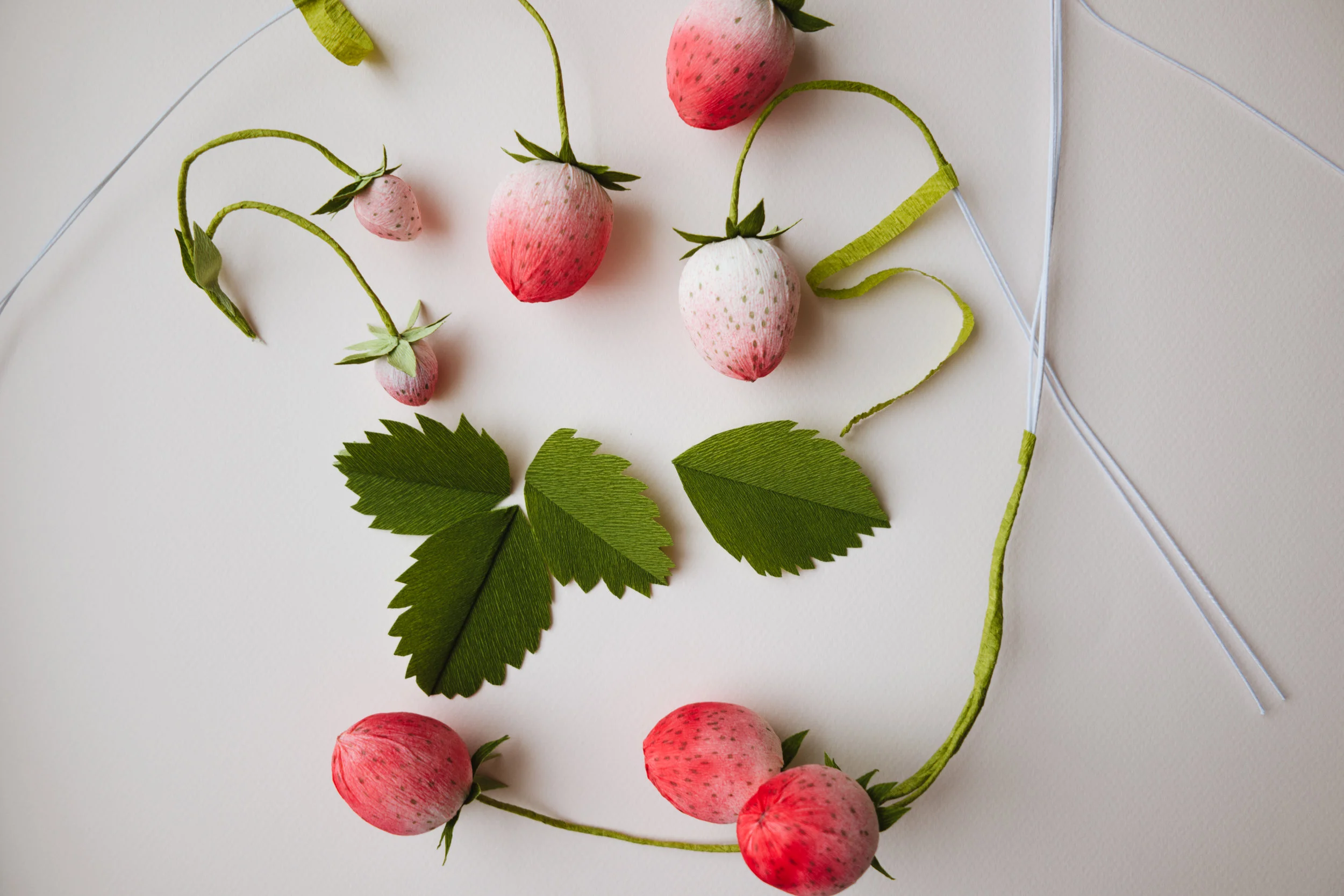 Strawberry parts in progress