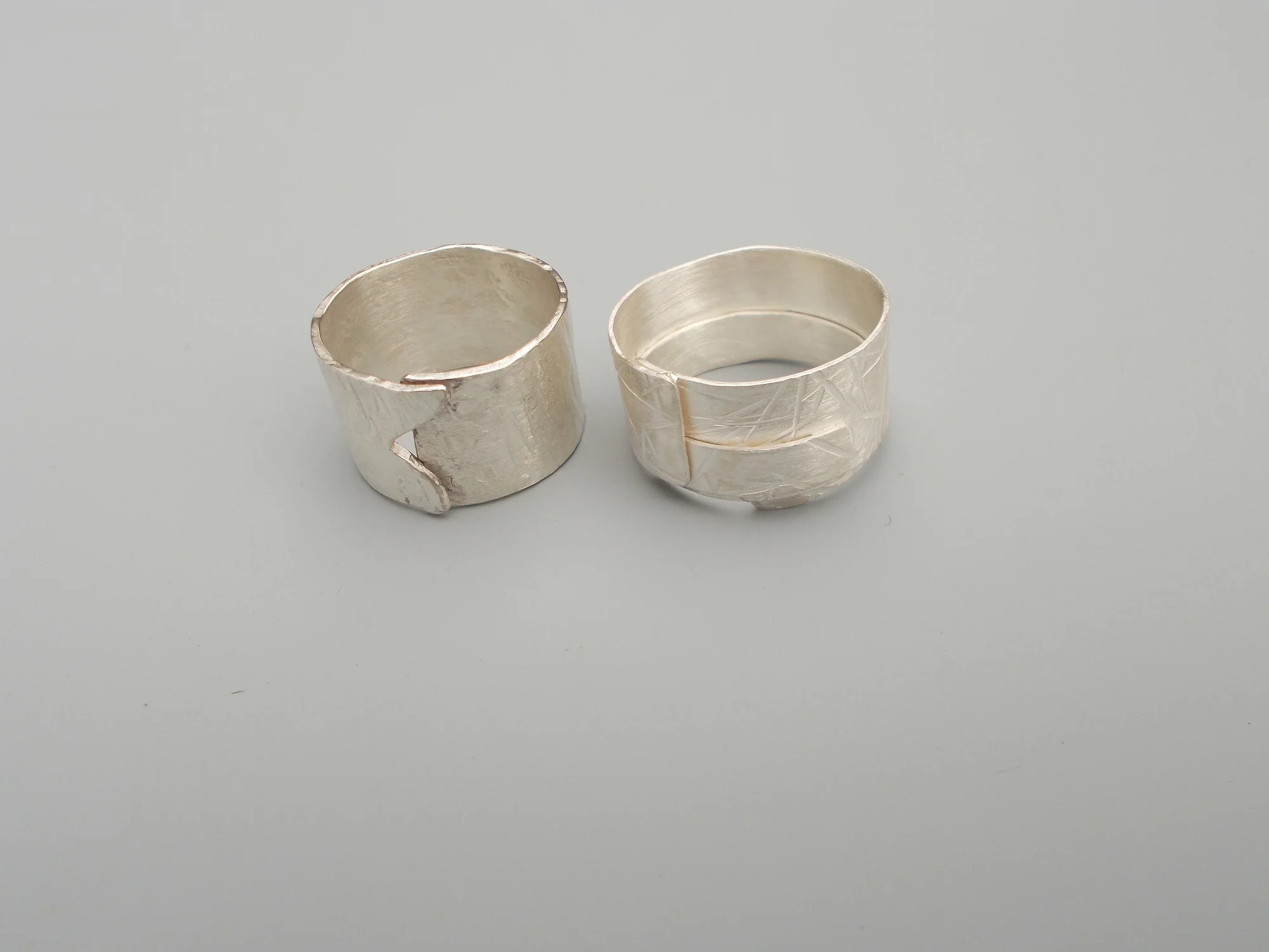 "granite and grass" rings for men and women