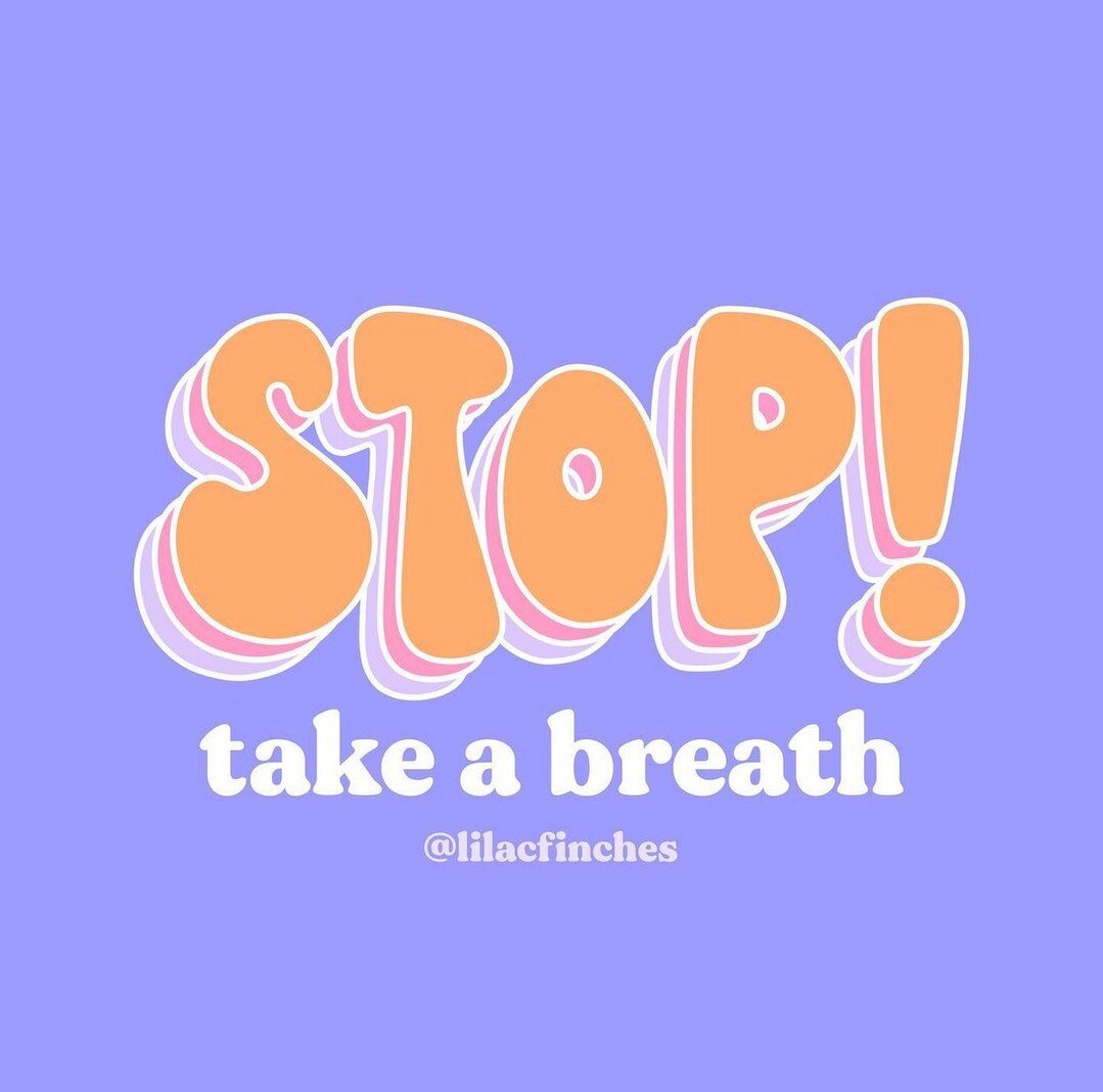 Breath break! Time for a quick reset 🐼  During your break, imagine a square for some box breathing. This deep breathing technique calms the nervous system, slows down your breathing and momentarily distracts your mind from the hustle of today as you