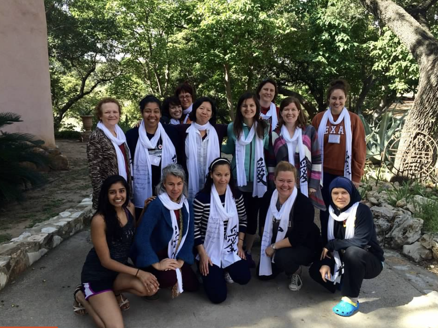 Dr Lynn Chang leading a women's wellness retreat