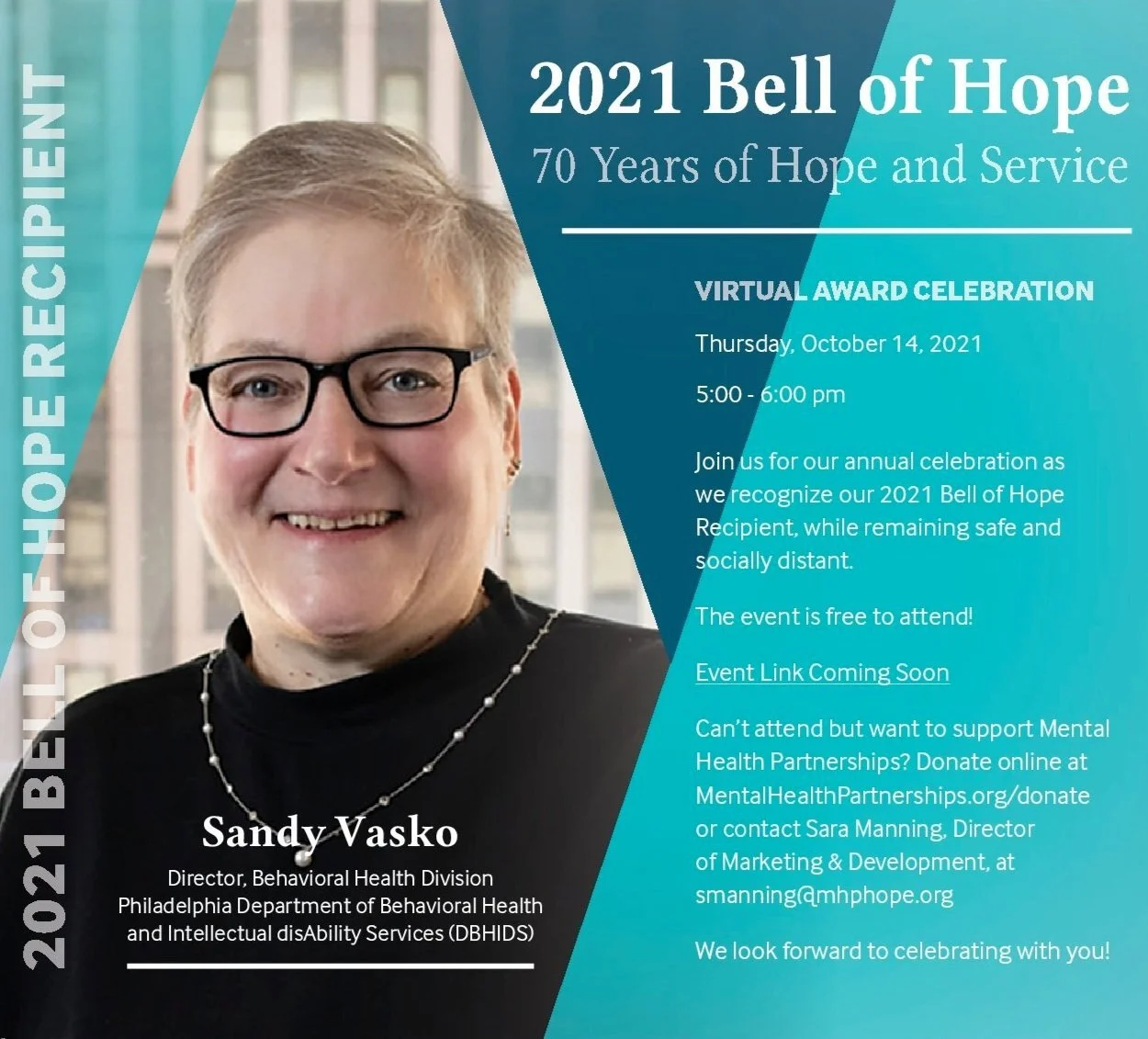 22nd Annual Bell of Hope Virtual Award Celebration