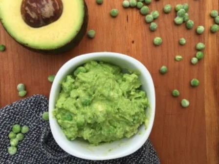 Avocado and Pea puree