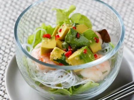 Avocado Noodle salad