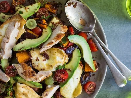 Halloumi Chicken Salad