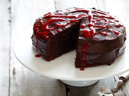 Chocolate ganache cake