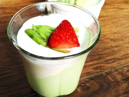 Avocado Panna Cotta