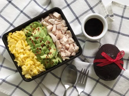 avocado soboru rice bowl