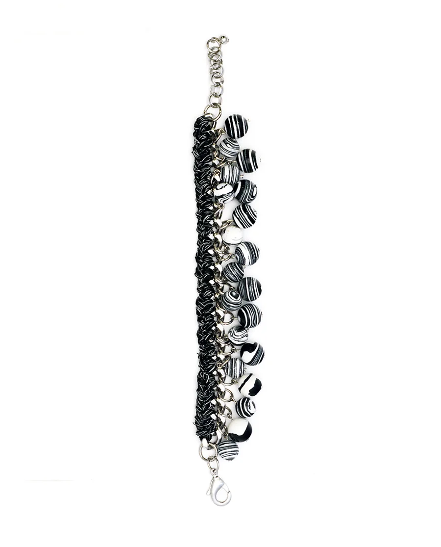 Saturn Bracelet in Black