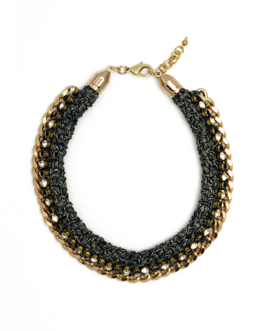 Galaxy Necklace in Black