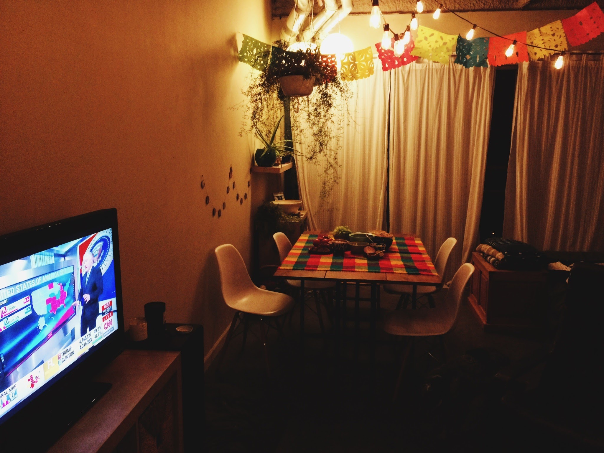 the prophet of doom + some lovely decorations + delicious food