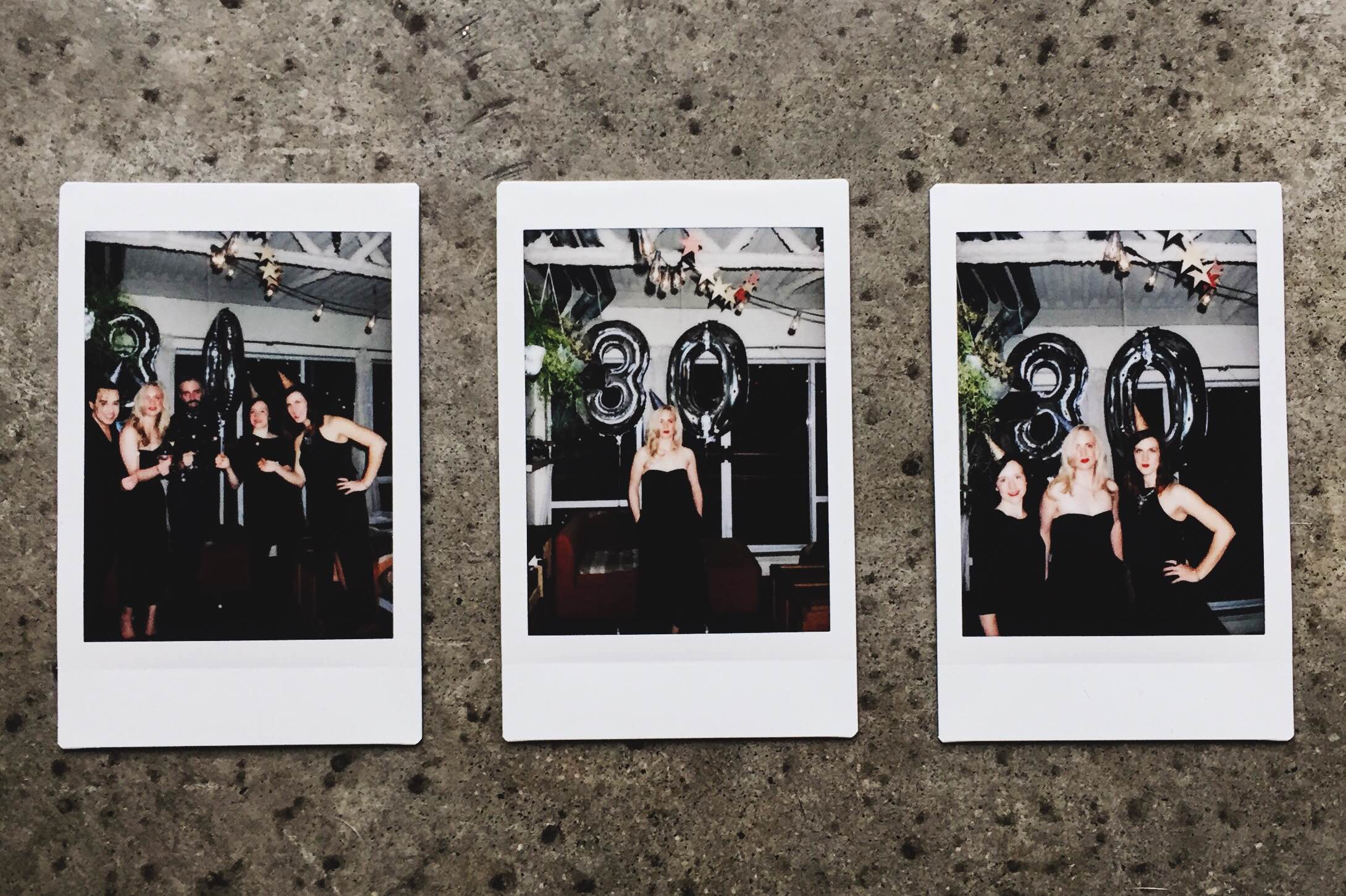 we really know how to kill it with the dark night polaroid shots