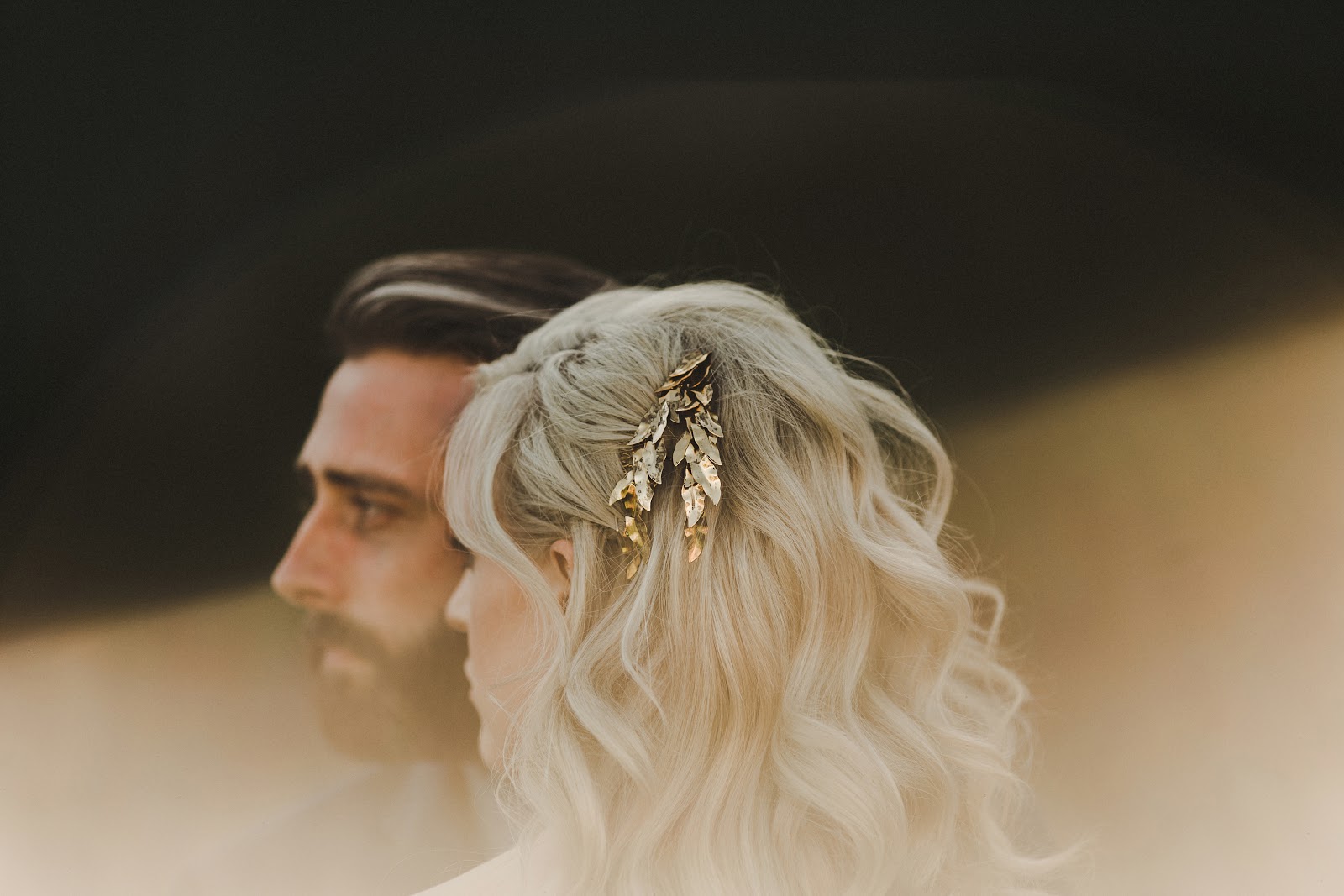 HOWE ABOUT FOREVA - Vancouver urban woodshop wedding by Shari + Mike photographers - bride and groom, Jennifer Behr hairpiece