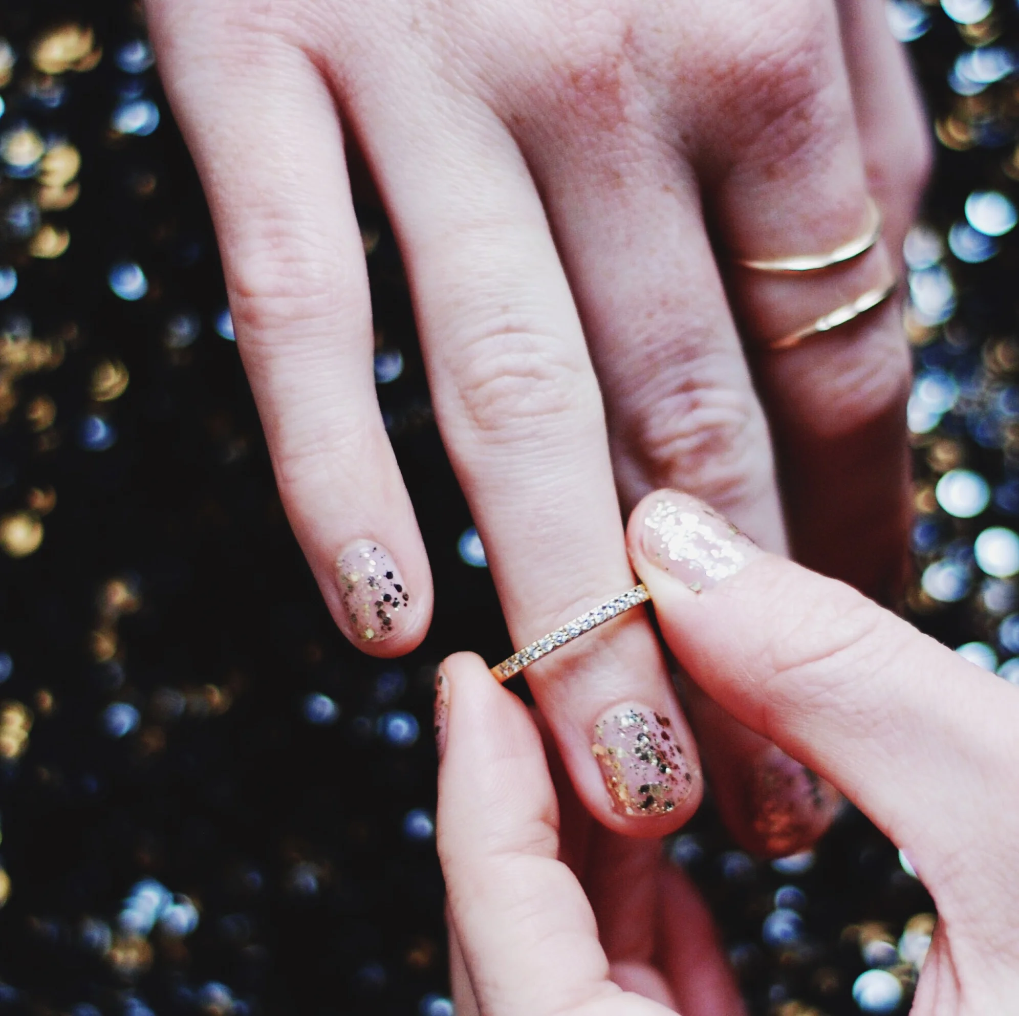 The Very Best At Home Manicure Sparkles