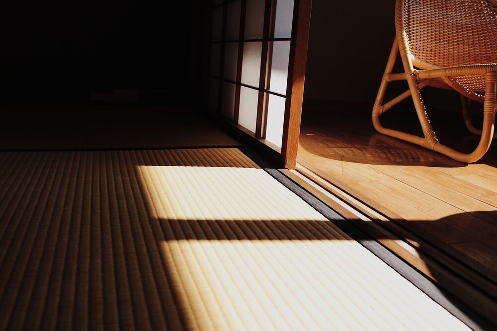 shadows on tatomi mats