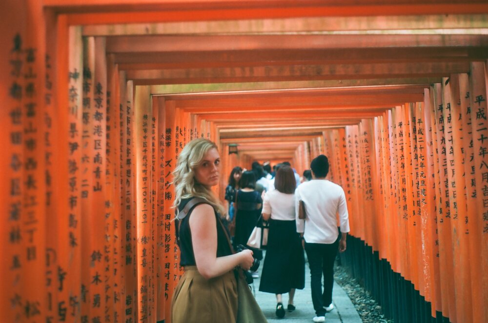 film shot at Fushimi Inari Shrine Kyoto, Japan