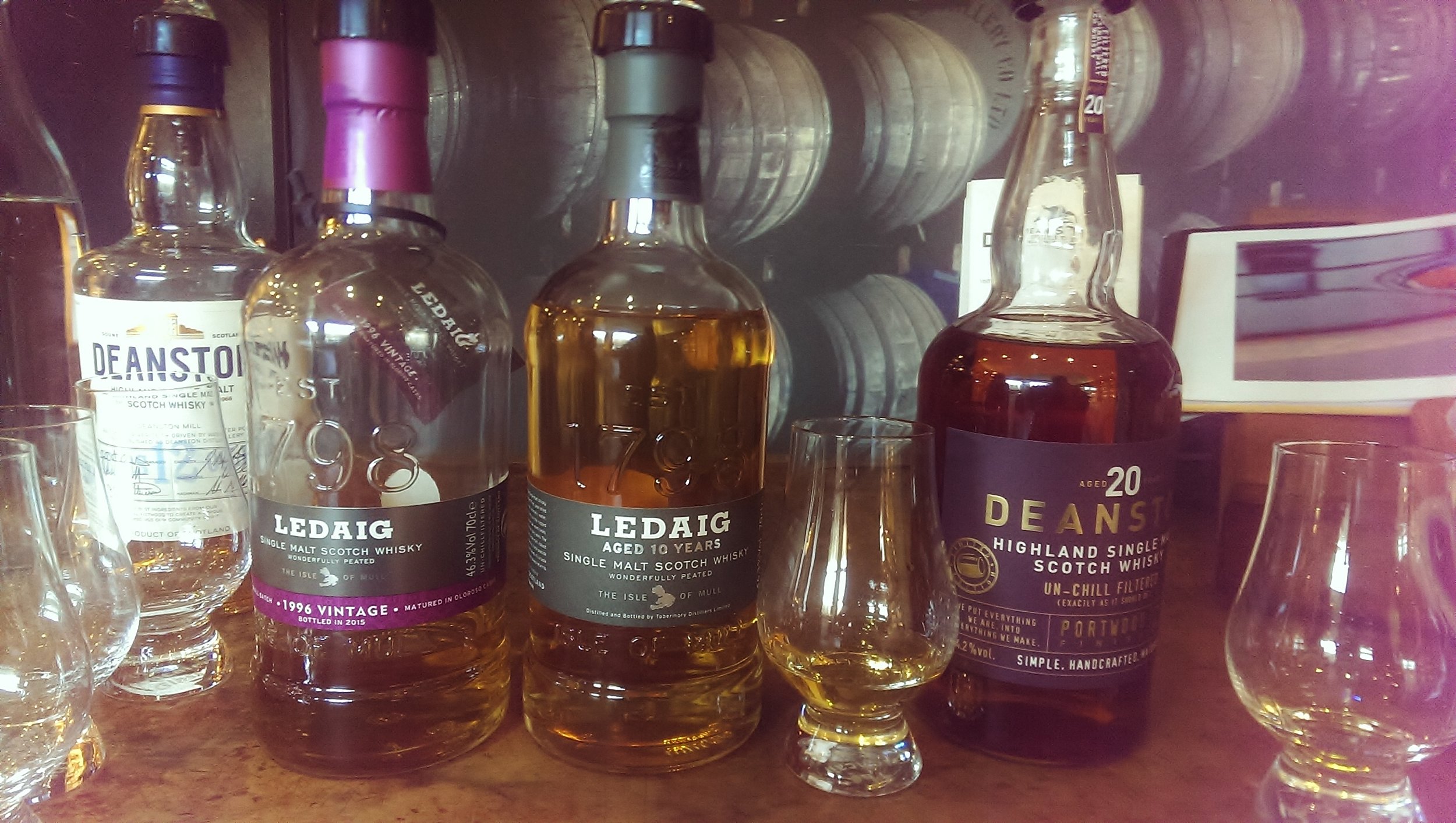 Wonderful single malts...
