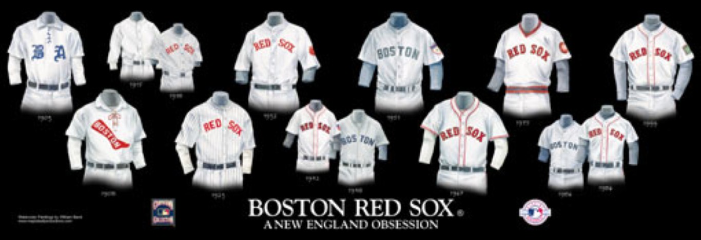 boston red sox jersey history