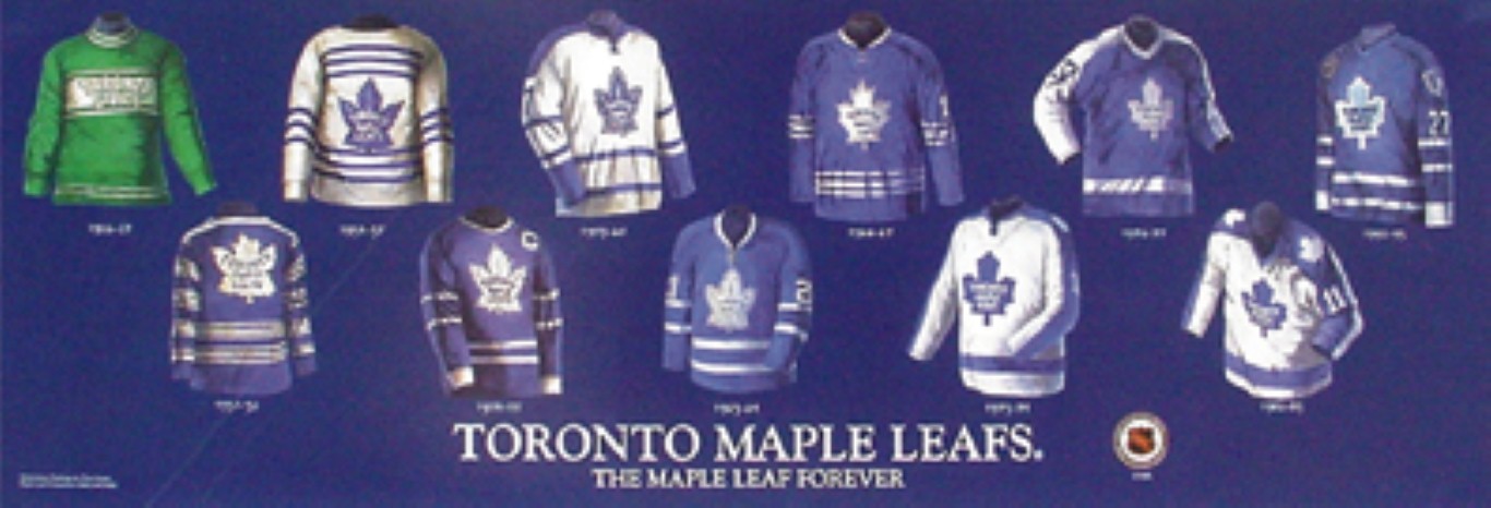 old leafs jerseys