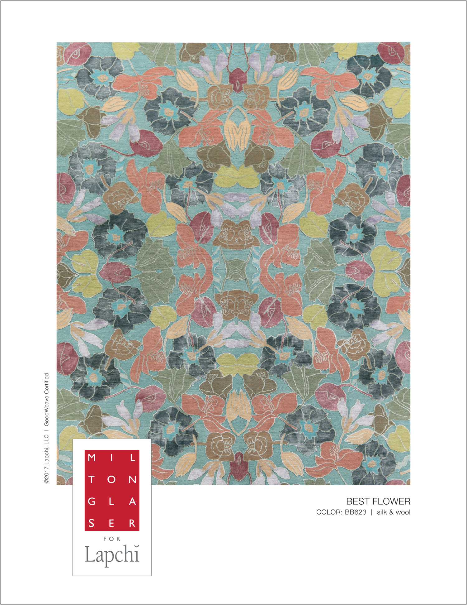 Best Flower rug, Milton Glaser for Lapchi