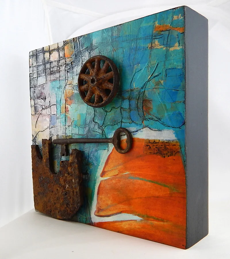 Found Object Collage I , 3-D