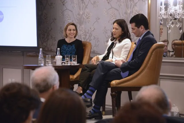 Discussing healthcare reform with Nancy-Ann DeParle and Dr. Scott Gottlieb