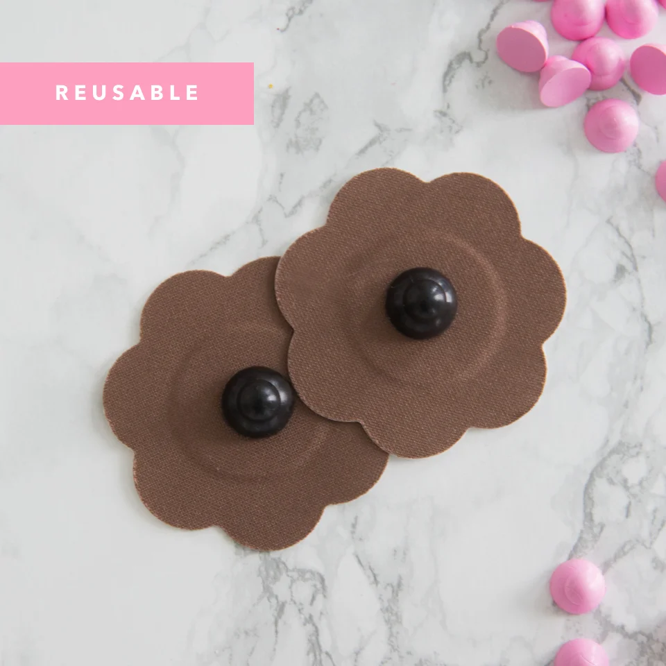 REUSABLE FREEZING COCOA JUST NIPS™ FAKE NIPPLES