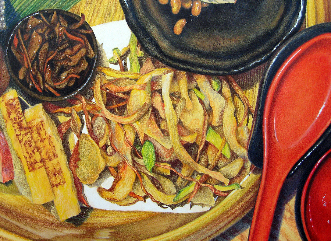 Lunch at Sakagura (detail view) | SOLD (Copy)