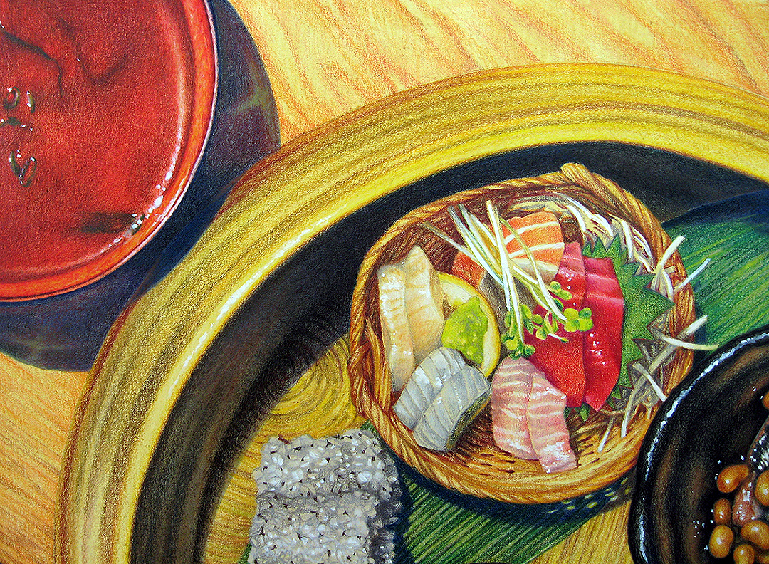 Lunch at Sakagura (detail view) | SOLD (Copy)