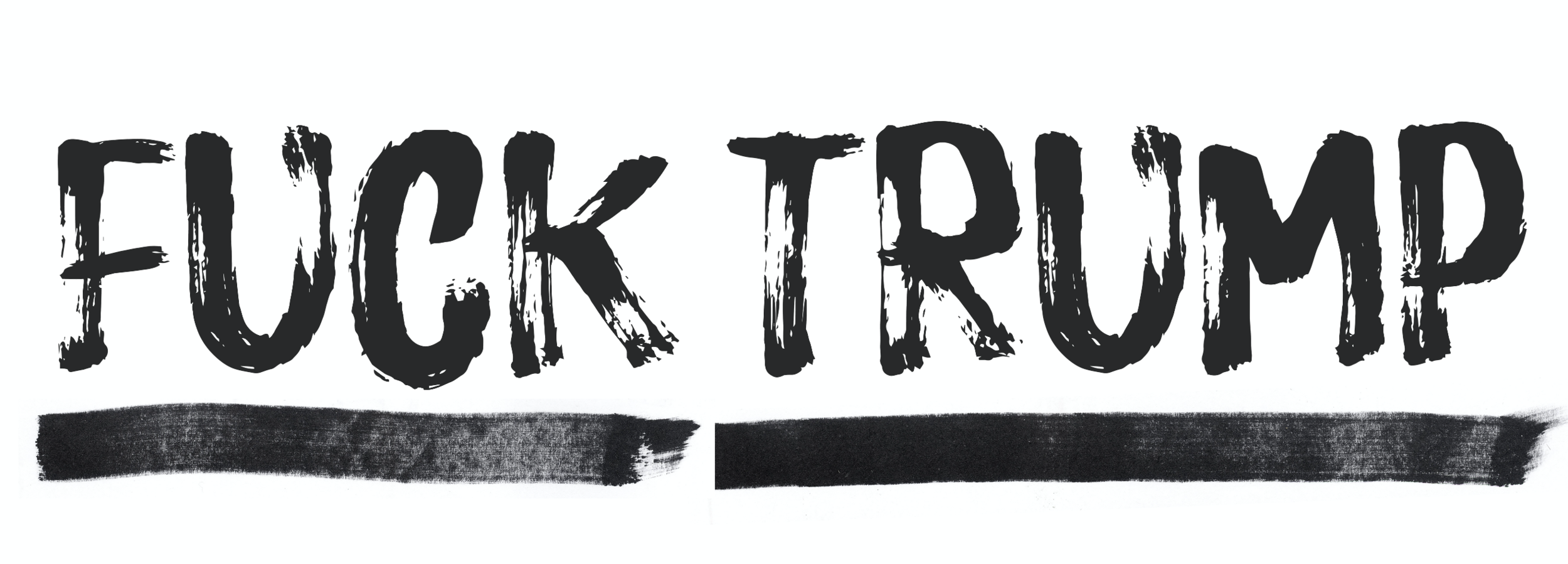 "Fuck Trump" Anti-Trump Sticker 