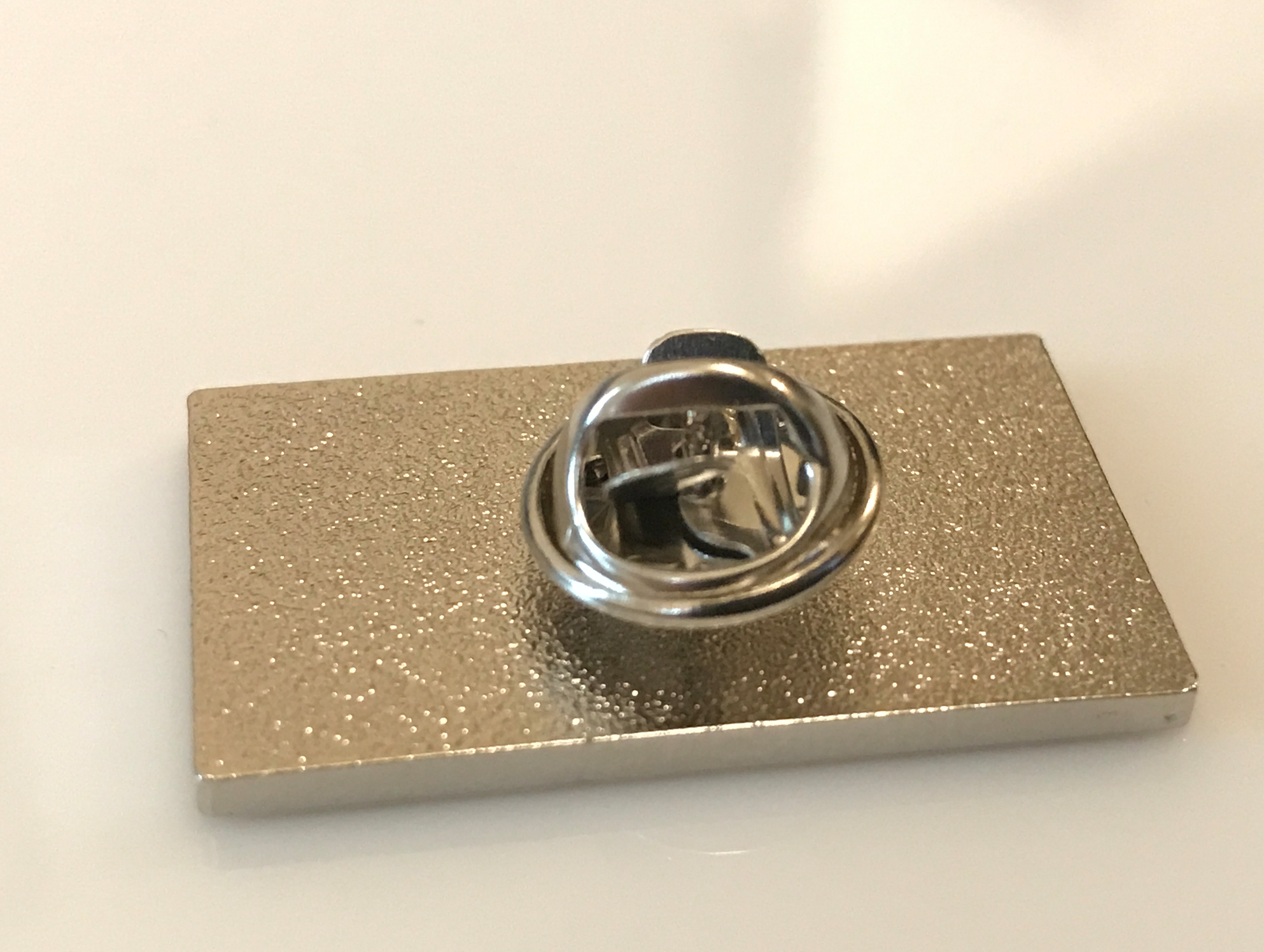 "Make America Gay Again" Anti-Trump Enamel Pin Clasp Back