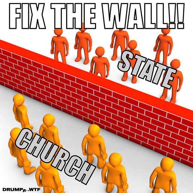 This is the only wall we care about. Build it tall and build it strong. #buildthewall #buildabear #separationofchurchandstate #separationanxiety #religion #government #clipart #resist #notmypresident #drumpf #drumpfdotwtf #impeachtrump #bible #maga #
