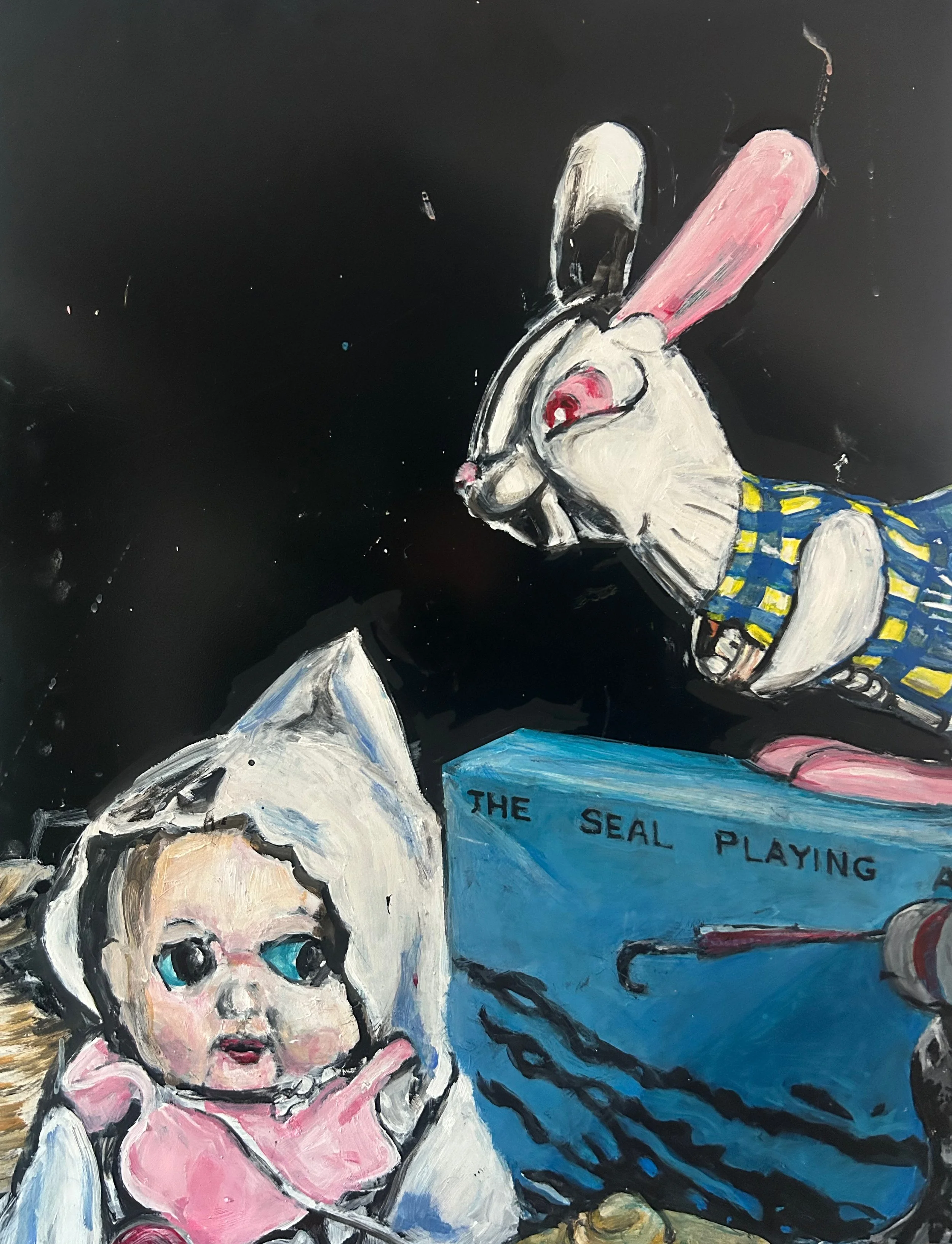 Mechanical Easter Bunny And Baby (Wheeling, WV)