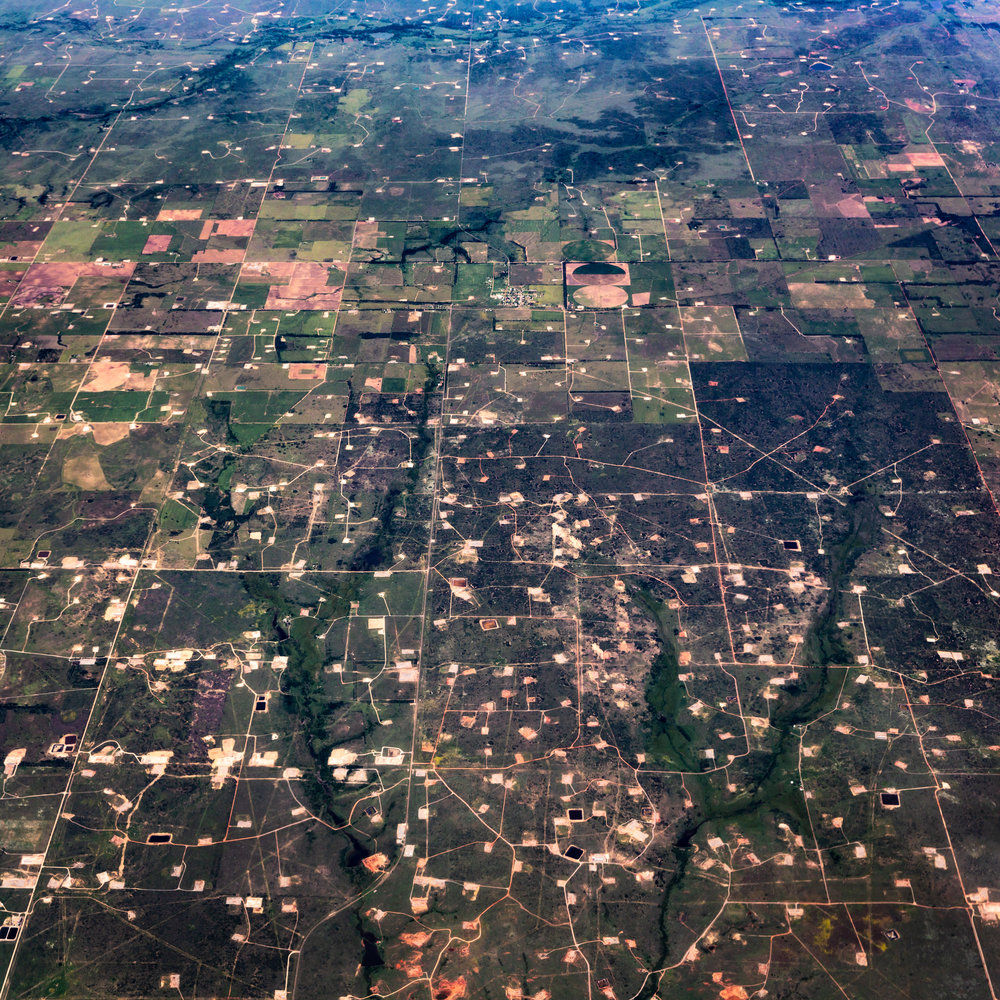 Fracking at Allison, Texas, June 2014