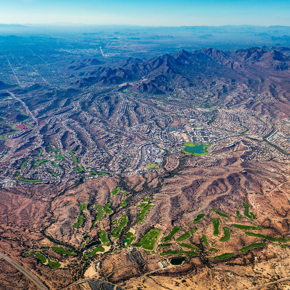 Suburban landscape, Maricopa County Arizona