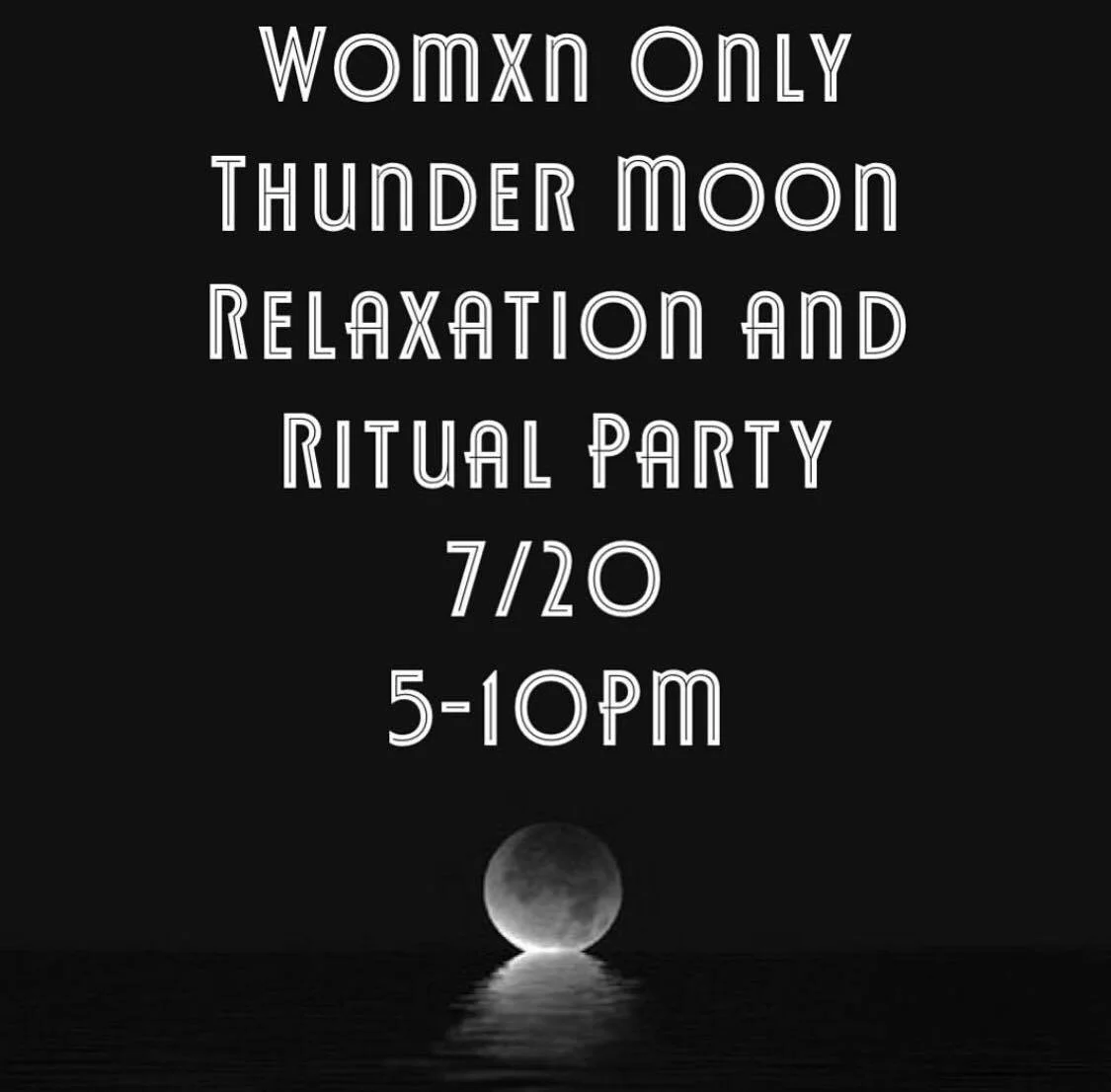 Thunder Moon Womxn Only Relaxation and Ritual Party @ The Schvitz
