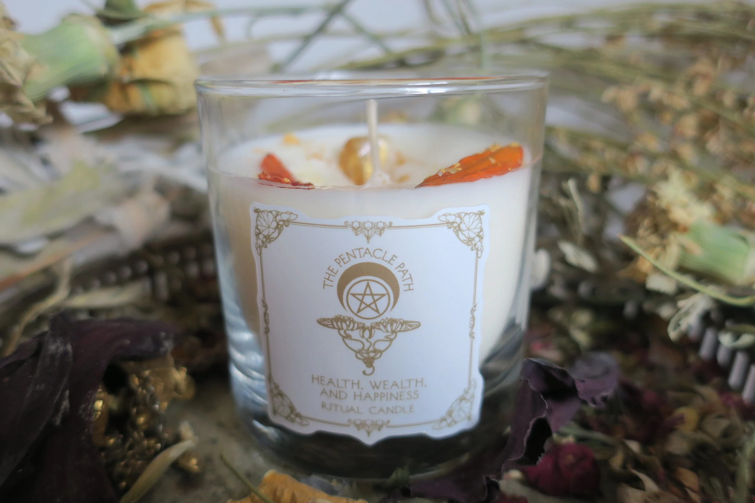 Health Wealth and Happiness ritual candle.JPG