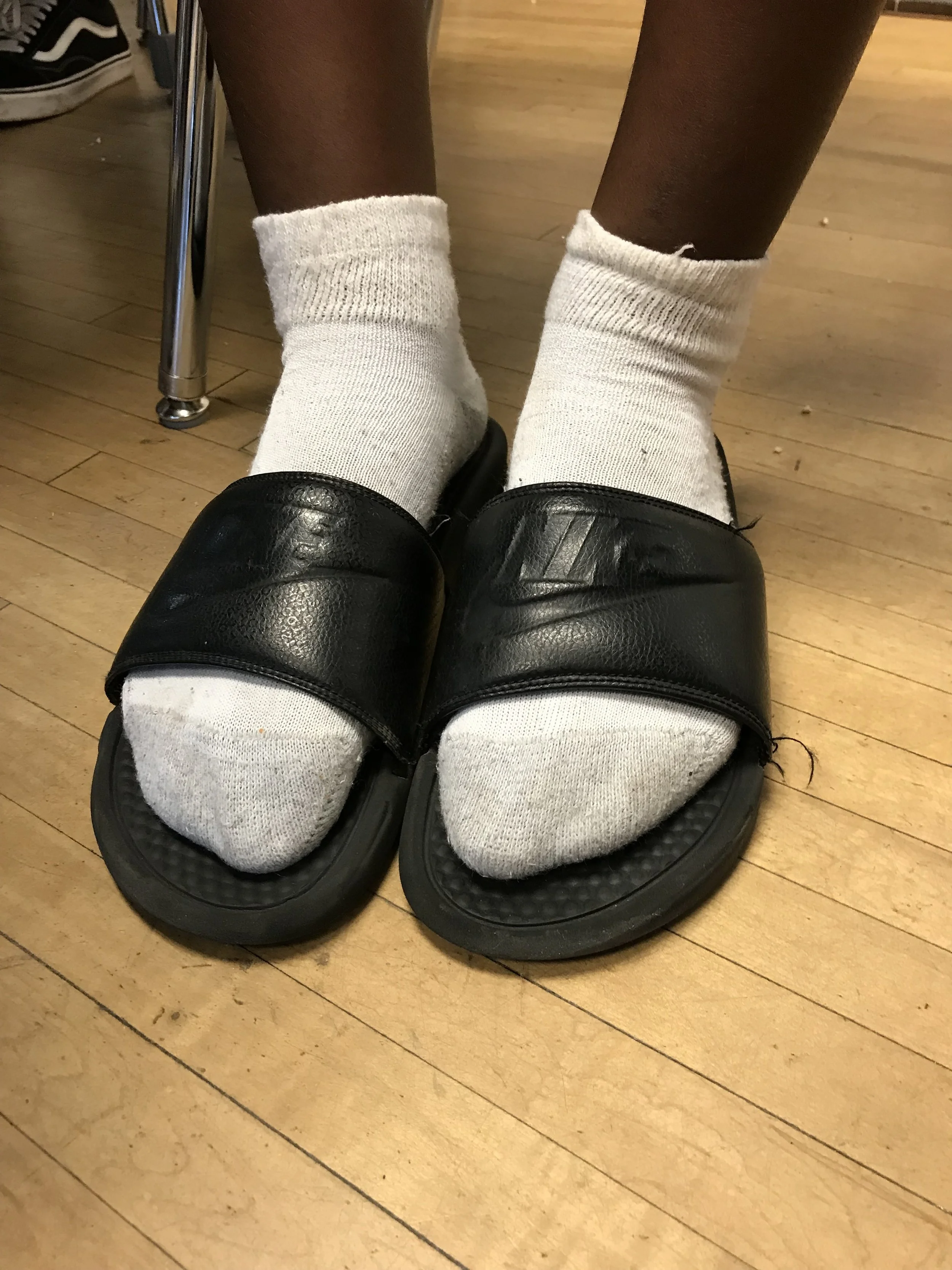 If you could walk in my shoes, you’d hope to stay a child. MV