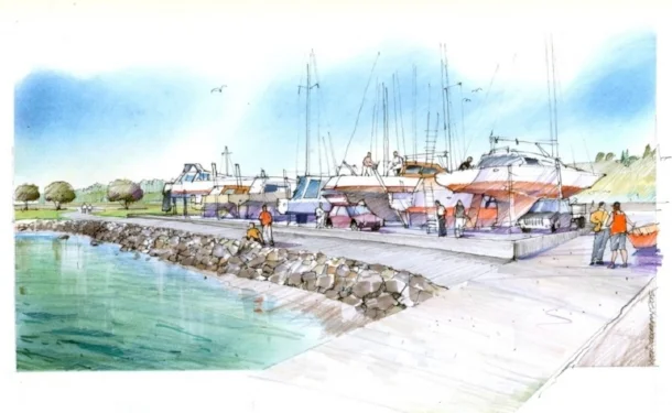 Ostend Slipway Hardstand and Boat Washdown System
