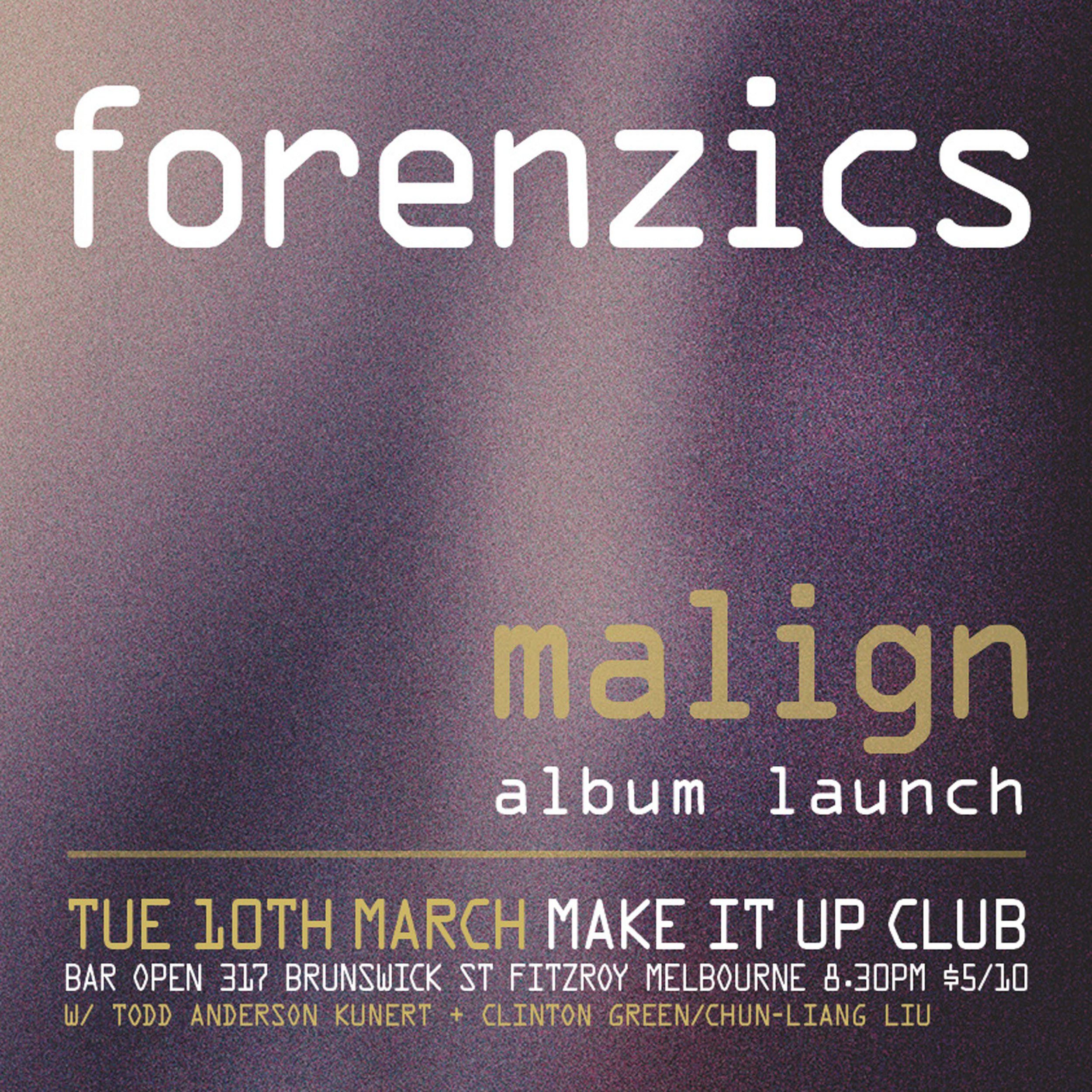 Forenzics Malign Album Launch eFlyer - Melbourne.jpg