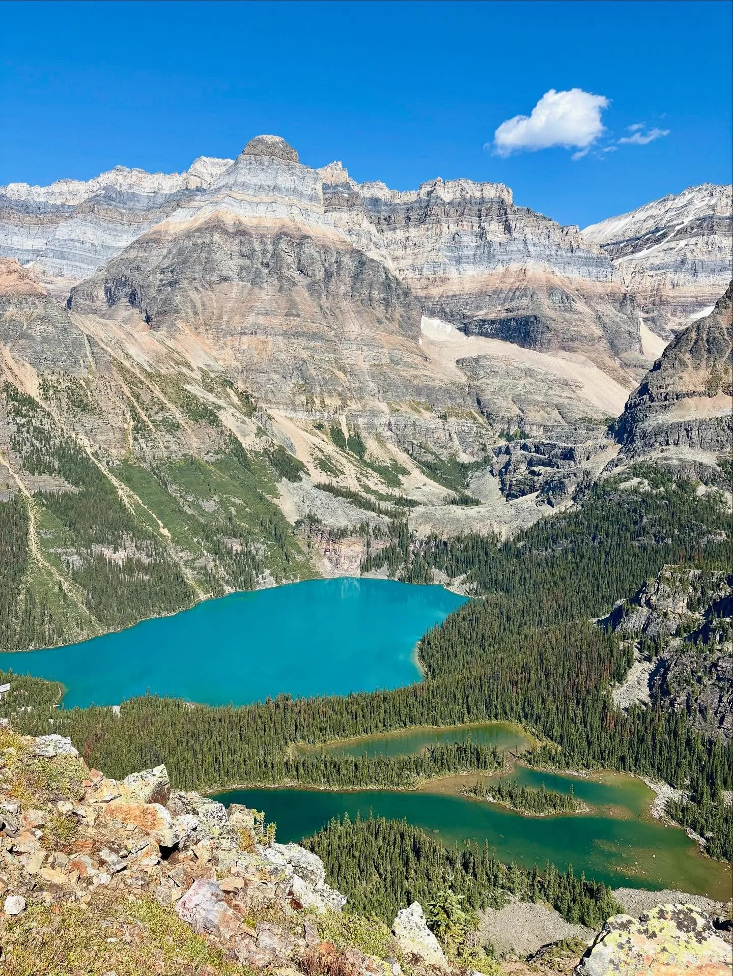Lake O&rsquo;Hara Alpine Circuit, with Lake McArthur add-on (we couldn&rsquo;t resist!)

Best weather of the season so far. Feeling grateful for the beauty and protection of these special places 💙

With @laurabdowling and @roanne_richardson. Thanks 