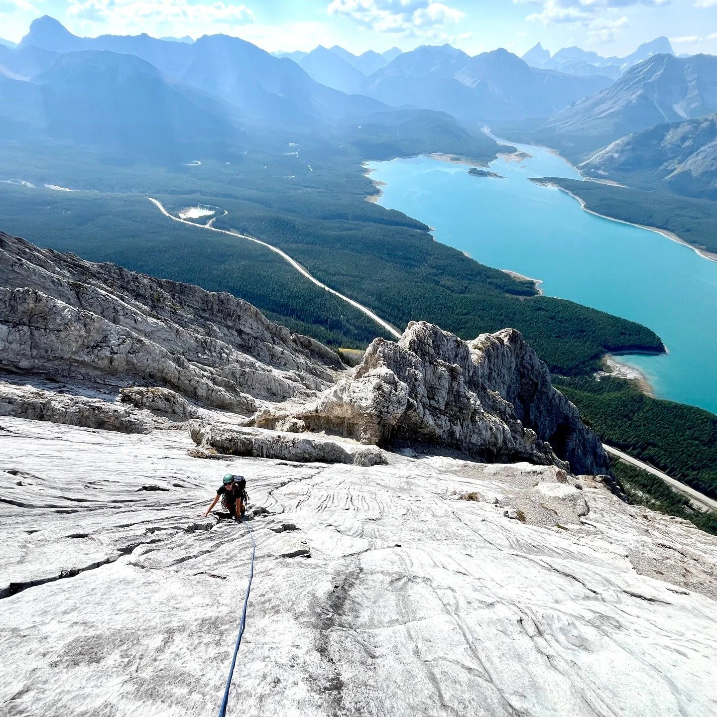 Running of the Buller (5.9) to summit the West Buttress of Mount Buller with my son @bensoneff 

It felt really special trusting Ben in that environment. He was an awesome partner.

We climbed 10 pitches, scrambled the ridge, rappelled down the notch