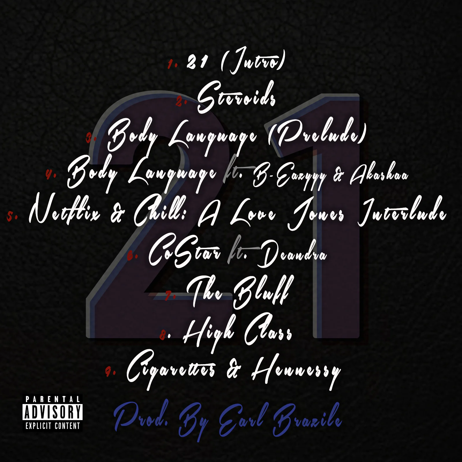 Official Tracklisting Artwork