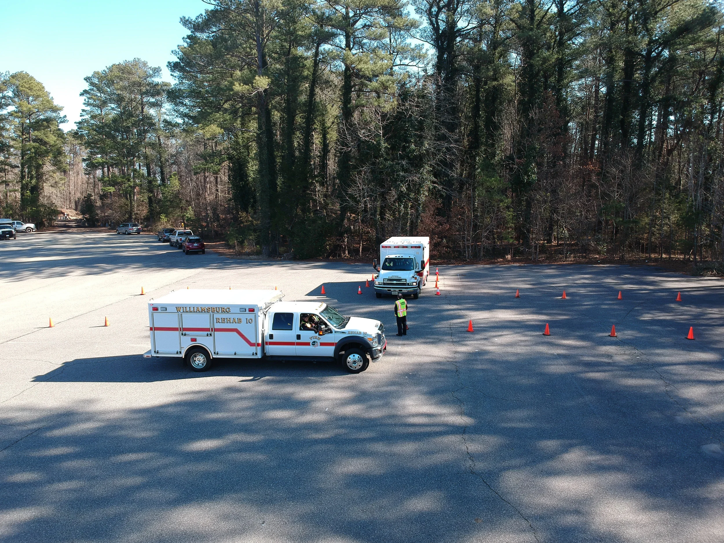 Our Rehab 10 and Medic 10 apparatuses were used for the final driving test as pictured above.