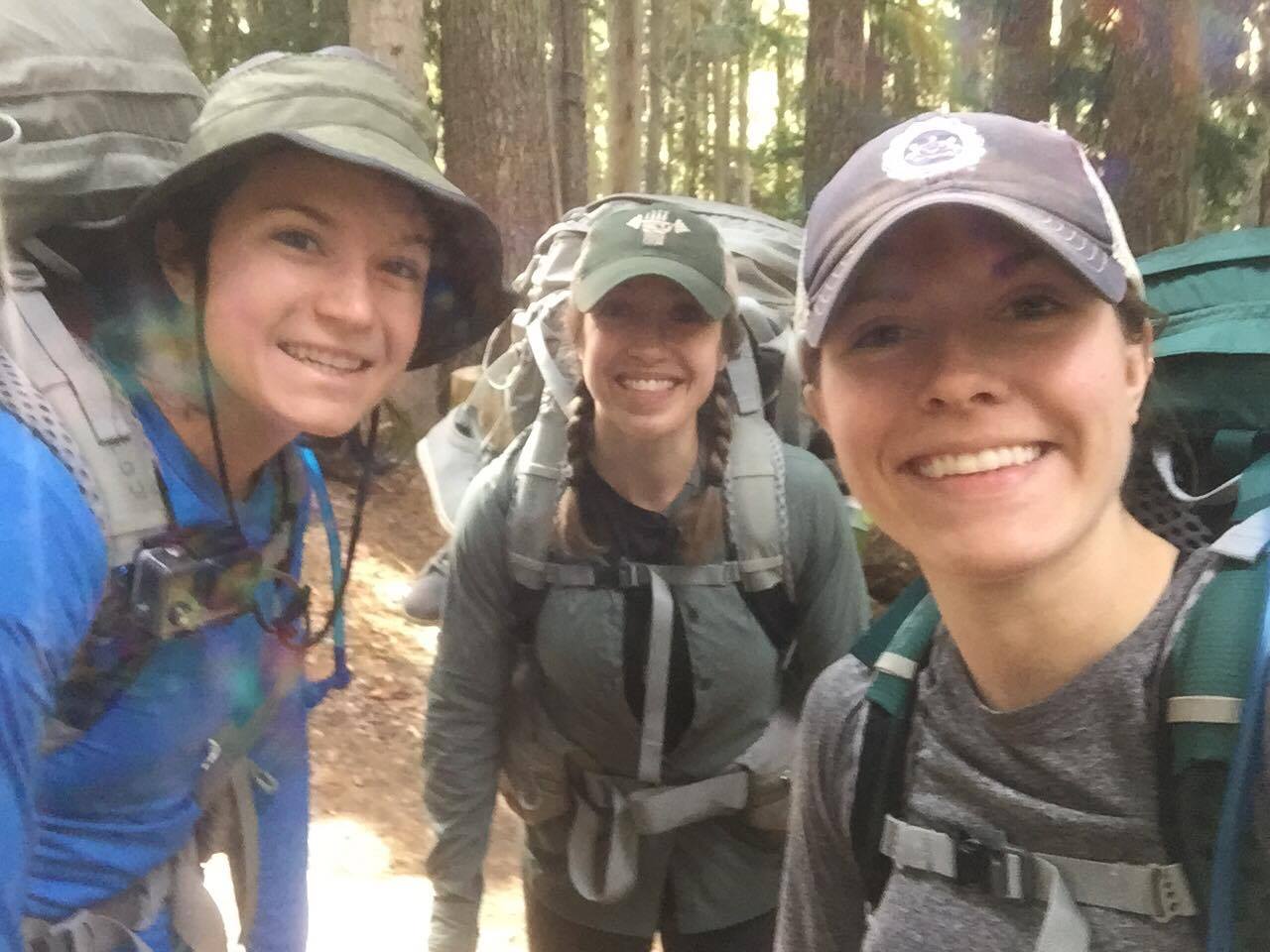 Selfie to celebrate our last hike and five days in the wilderness!
