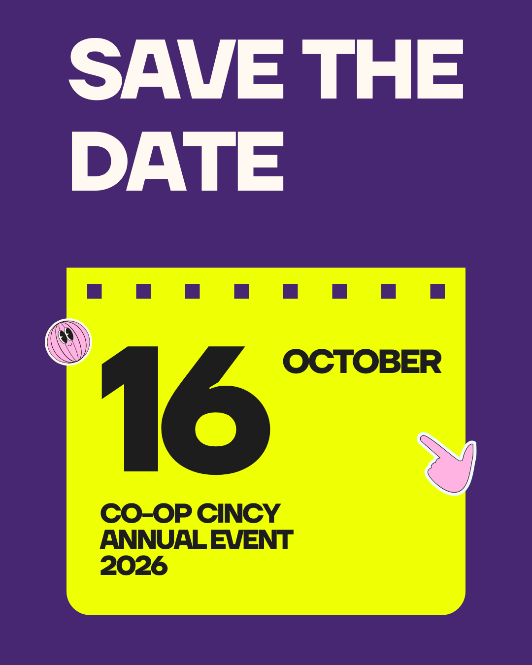 Annual Event: Save the Date!