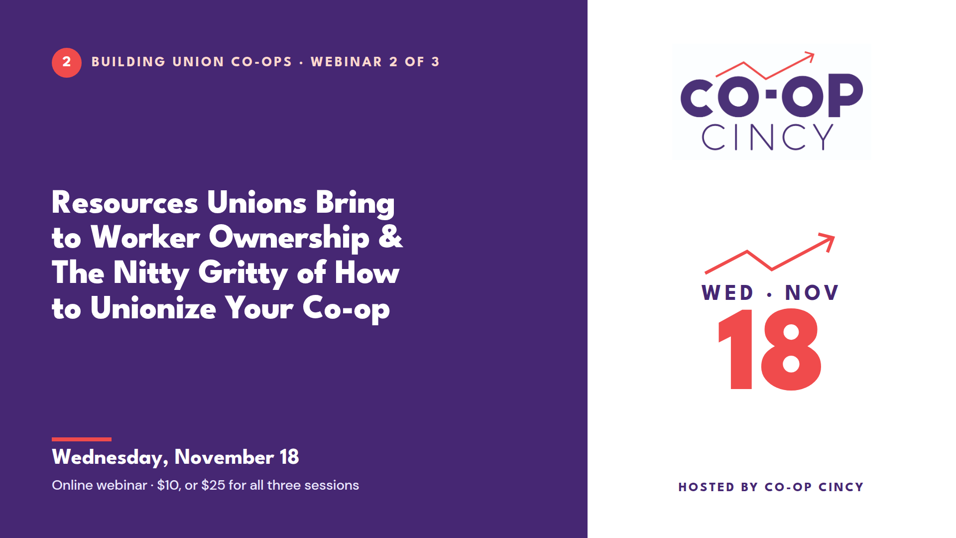 Resources Unions Bring to Worker Ownership &amp; The Nitty Gritty of How to Unionize Your Co-op Webinar!