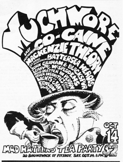 Gig advert for Much More Ballroom, October 1972