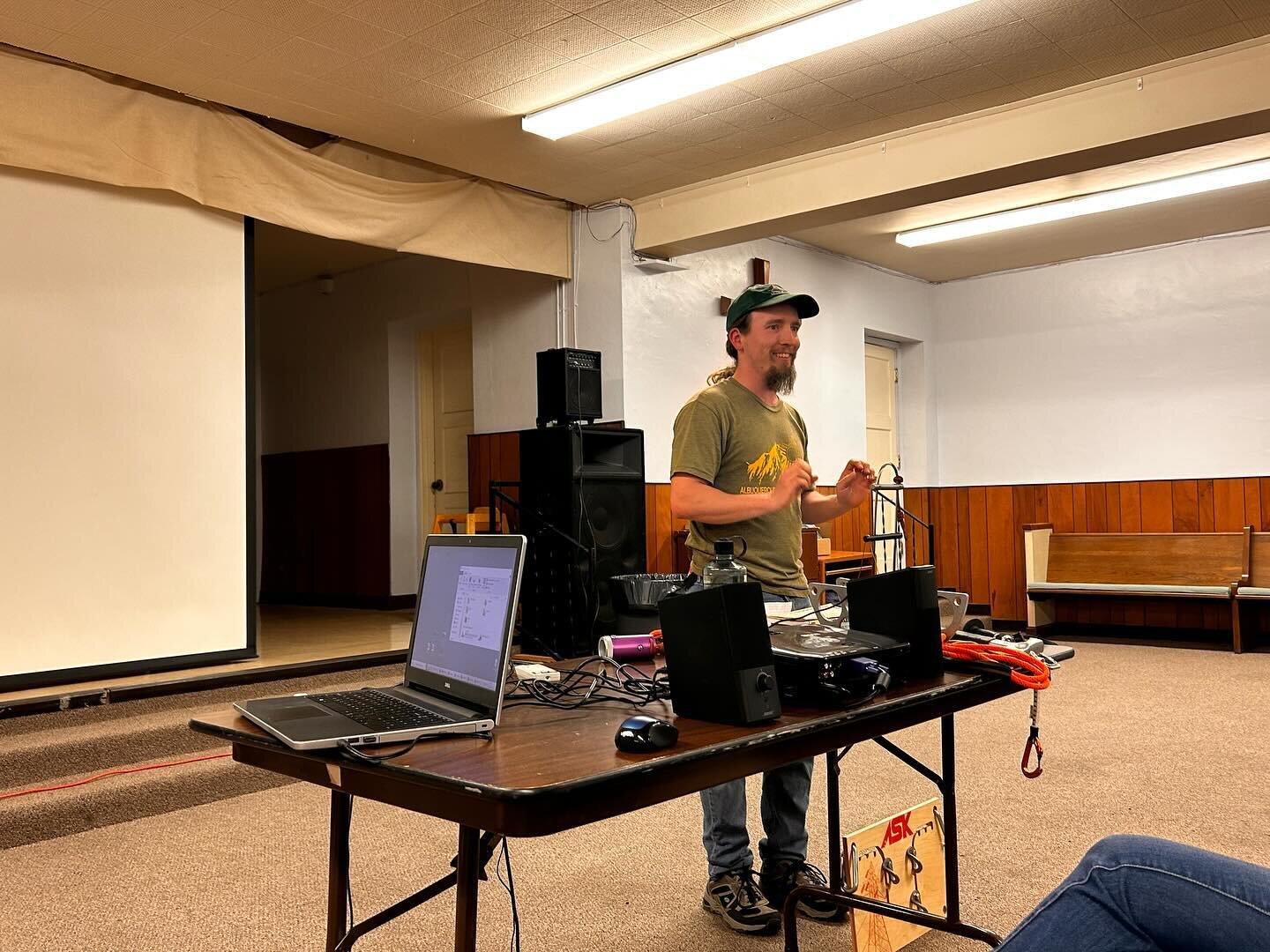 Great February NM Mountain Club Meeting last night❤️ Thank you all for coming out to hear about our climbing adventures! #nmadventures #nmmountainclub