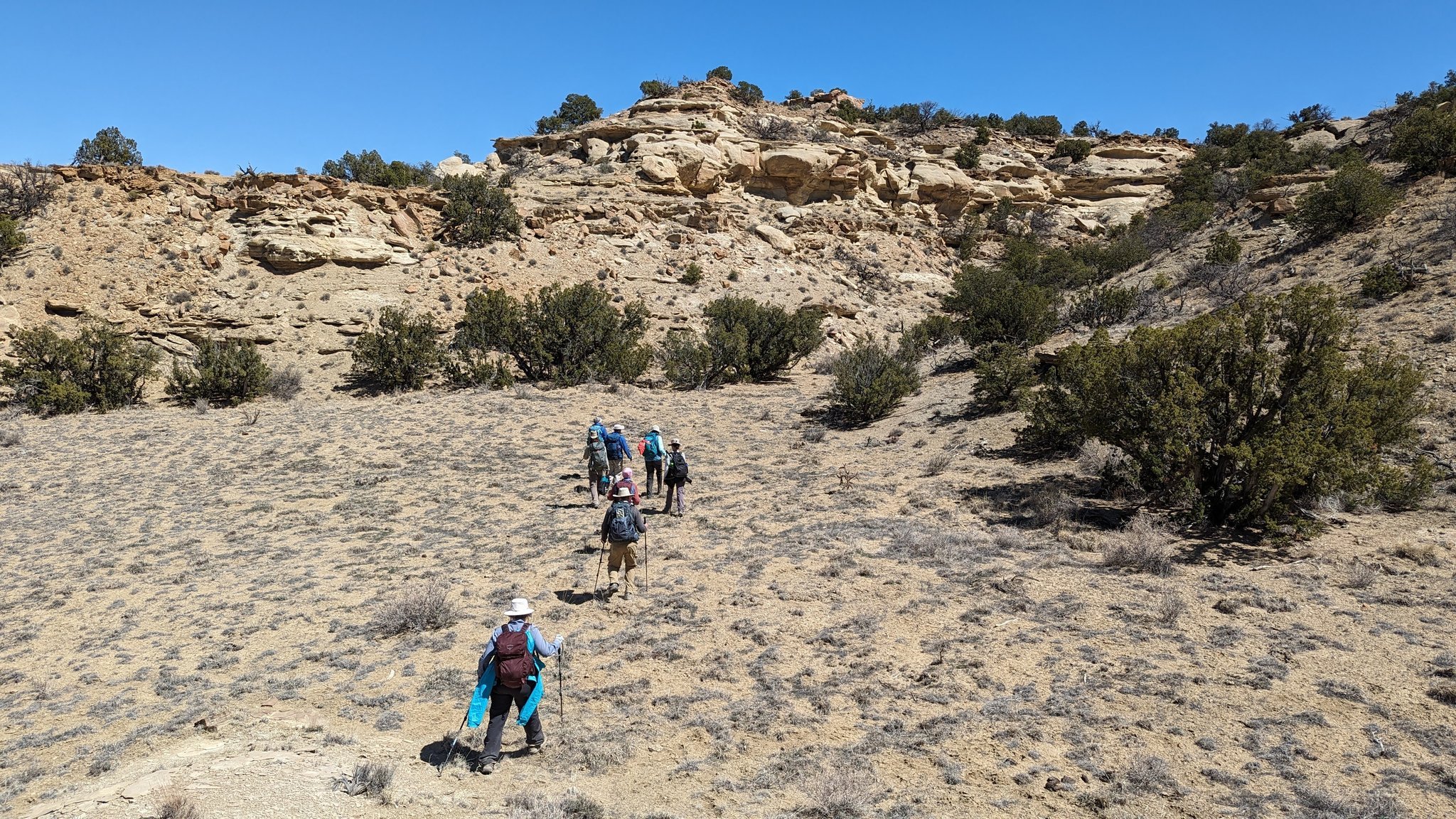 La Lena Wilderness (Class 1+) led by NMMC Hike Section Trip Leaders Leslie and David S. #nmmountainclub #nmtrue #nmhikingclub #nmhiking #nmadventures #lale&ntilde;awildernessstudyarea #lalenawilderness